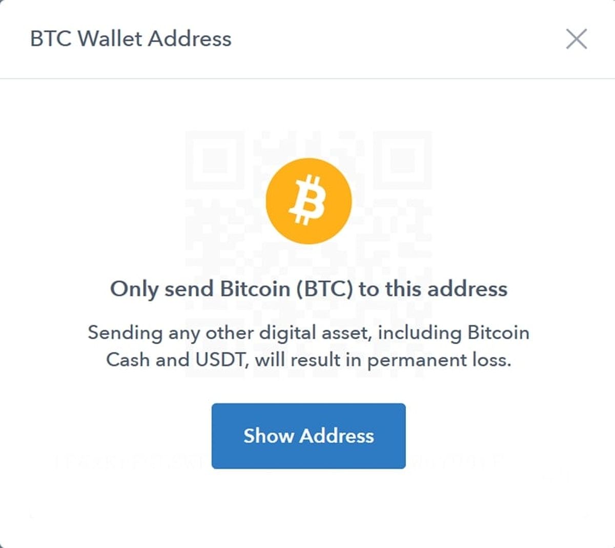 Địa chỉ ví Bitcoin